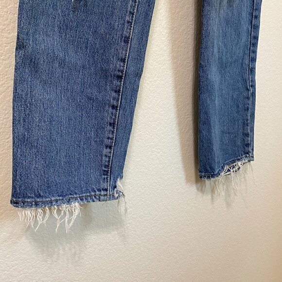 Levi's 94 Baggy Jeans Heavily Distressed Size 25 - Picture 4 of 11